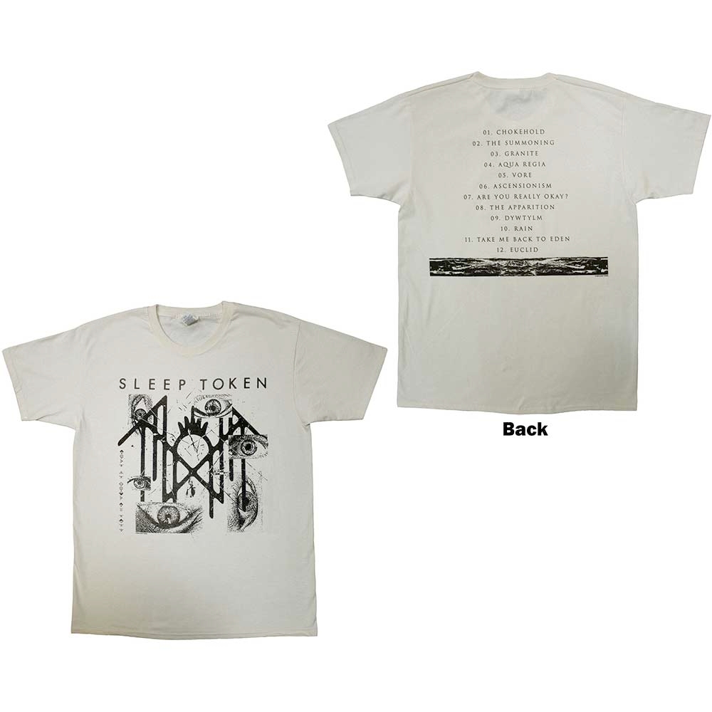Sleep Token - Eyes Heren T-shirt - Creme